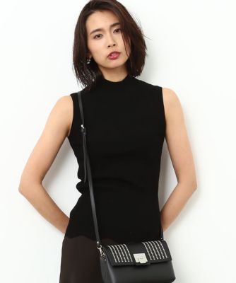 【SALE（三越）】＜ロペ/ROPE'＞ ノースリーブペタルヘムリブタートル クロ 【三越・伊勢丹/公式】