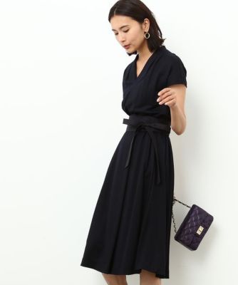 【SALE（三越）】＜ロペ/ROPE'＞ 【ベルト付き】ハリジェンヌワンピース コン 【三越・伊勢丹/公式】