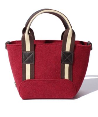 ＜CARA O CRUZ＞ 【BONFANTI】2WAYショルダーバッグ アカ 【三越・伊勢丹/公式】