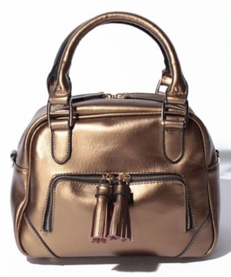 ＜CARA O CRUZ＞ 牛革2WAYショルダーバッグ コゲチャ 【三越・伊勢丹/公式】