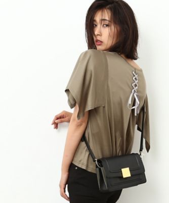 【SALE（三越）】＜ロペ/ROPE'＞ スクエアスリーブレースアップ カーキ 【三越・伊勢丹/公式】