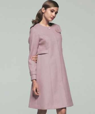 ＜ELISA＞ メランジルールノーカラーコート ピンク 【三越・伊勢丹/公式】