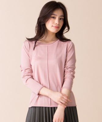 ＜レリアン プラスハウス＞ 大きいサイズ シルクニット ピンク 【三越・伊勢丹/公式】