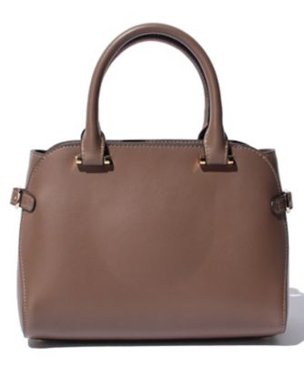 ＜レリアン/Leilian＞ 牛革ハンドバッグ コゲチャ 【三越・伊勢丹/公式】