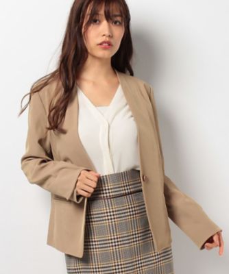 ＜ロペ/ROPE'＞ ボディシェルウオームジャケット キャメル 【三越・伊勢丹/公式】