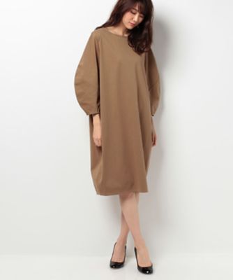 ＜ロペ/ROPE'＞ ソデボリュームジャージーワンピ チャイロサブ 【三越・伊勢丹/公式】