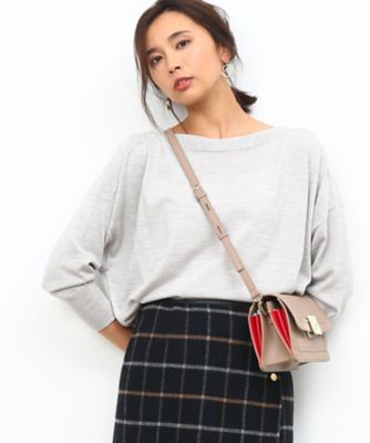 ＜ロペ/ROPE'＞ ロロピアーナニットワイドプルオーバー グレー 【三越・伊勢丹/公式】