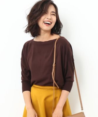 ＜ロペ/ROPE'＞ ロロピアーナニットワイドプルオーバー コゲチャ 【三越・伊勢丹/公式】