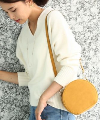 ＜ロペ/ROPE'＞ 【2WAY】ラウンドミニバッグ イエロー 【三越・伊勢丹/公式】