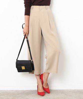 ＜ロペ/ROPE'＞ カローザワイドクロップドパンツ ベージュ 【三越・伊勢丹/公式】