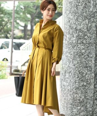 ＜ロペ/ROPE'＞ 【InRed10月号掲載】タイプライターシャツワンピース カラシサブ 【三越・伊勢丹/公式】