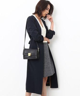 ＜ロペ/ROPE'＞ バックギャザードレスコート コン 【三越・伊勢丹/公式】