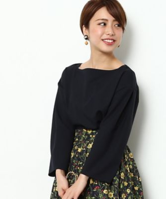 ＜ロペ/ROPE'＞ ツイルタックスリーブブラウス コン 【三越・伊勢丹/公式】