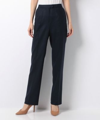 ＜レリアン プラスハウス＞ 大きいサイズ 【CAMPORE】ストレートパンツ ネービーブルー 【三越・伊勢丹/公式】