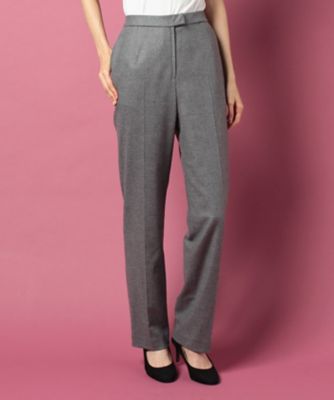 ＜レリアン プラスハウス＞ 大きいサイズ 【CAMPORE】ストレートパンツ グレー 【三越・伊勢丹/公式】