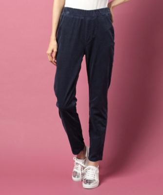 ＜レリアン プラスハウス＞ 大きいサイズ コーデュロイパンツ ネービーブルー 【三越・伊勢丹/公式】