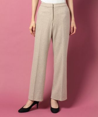 ＜レリアン プラスハウス＞ 大きいサイズ 【NALYA】パンツ ベージュ 【三越・伊勢丹/公式】