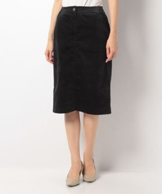 ＜レリアン プラスハウス＞ 大きいサイズ コーデュロイスカート グレー 【三越・伊勢丹/公式】