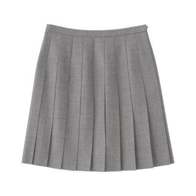 ＜EAST BOY/イーストボーイ＞ プリーツ平織無地スカート(6203004) ライトグレー 【三越・伊勢丹/公式】