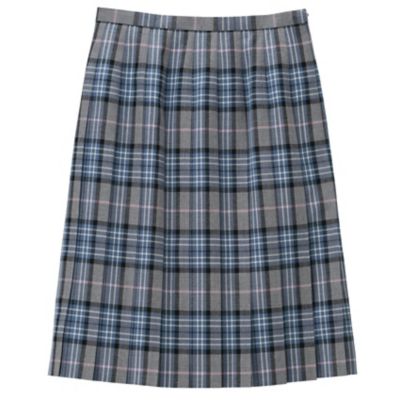＜EAST BOY/イーストボーイ＞ プリーツ平織チェックスカート(6203018) グレー 【三越・伊勢丹/公式】