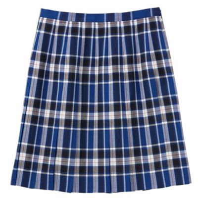＜EAST BOY/イーストボーイ＞ プリーツ平織チェックスカート(6203050) ブルー 【三越・伊勢丹/公式】