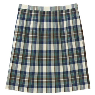 ＜EAST BOY/イーストボーイ＞ プリーツ平織チェックスカート(6203050) ネイビー 【三越・伊勢丹/公式】