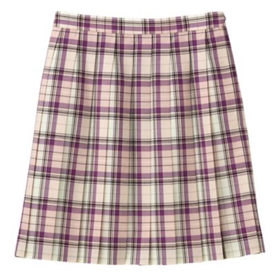 ＜EAST BOY/イーストボーイ＞ プリーツ平織チェックスカート(6203052) ピーチ 【三越・伊勢丹/公式】