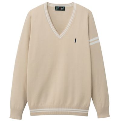 ＜EAST BOY/イーストボーイ＞ 12GハイツイストVニット(6206010) ベージュ 【三越・伊勢丹/公式】