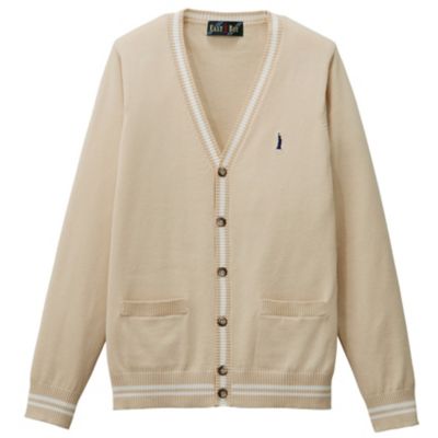＜EAST BOY/イーストボーイ＞ 12GハイツイストVカーディガン(6206011) ベージュ 【三越・伊勢丹/公式】