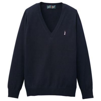 ＜EAST BOY/イーストボーイ＞ 12GハイツイストVネック(6206015) コンB 【三越・伊勢丹/公式】