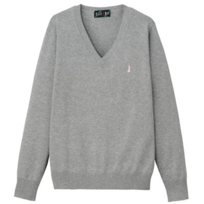 ＜EAST BOY/イーストボーイ＞ 12GハイツイストVネック(6206015) ライトグレーB 【三越・伊勢丹/公式】