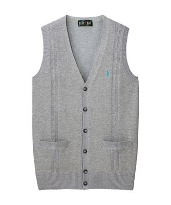 ＜EAST BOY/イーストボーイ＞ 鹿の子ベスト COOL MAX(6206029) ライトグレー（910） 【三越・伊勢丹/公式】