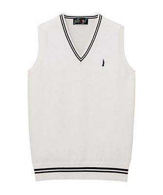 ＜EAST BOY/イーストボーイ＞ ハイツイスト ドライタッチコットン ベスト (度詰め)(6206040) ホワイト（900） 【三越・伊勢丹/公式】