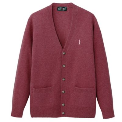 ＜EAST BOY/イーストボーイ＞ ラムウールカラーカーディガン(6206524) チェリーピンク(060) 【三越・伊勢丹/公式】