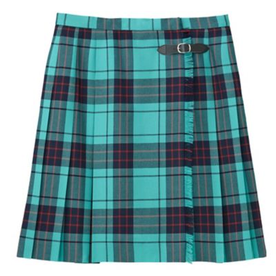 ＜Eastboy Venus＞ キルトプリーツ綾織チェックスカート(6213018) グリーンＣ 【三越・伊勢丹/公式】