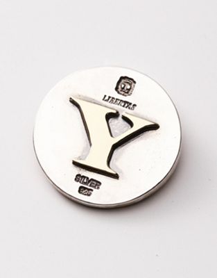 ＜リベルタス ゴルフィーノ/LIBERTAS GOLFINO＞ イニシャルマーカー/シルバー Ｙ 【三越・伊勢丹/公式】