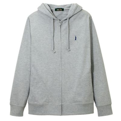 ＜EAST BOY/イーストボーイ＞ ジップパーカ 20/-TC天竺度詰め ポリエステル65 綿35 (7202012) グレー(920) 【三越・伊勢丹/公式】