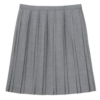 ＜EAST BOY/イーストボーイ＞ 親子プリーツ45cm平織無地スカート(7203005) ライトグレー（910） 【三越・伊勢丹/公式】
