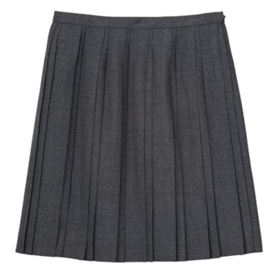 ＜EAST BOY/イーストボーイ＞ 親子プリーツ45cm平織無地スカート(7203005) Dグレー（930） 【三越・伊勢丹/公式】