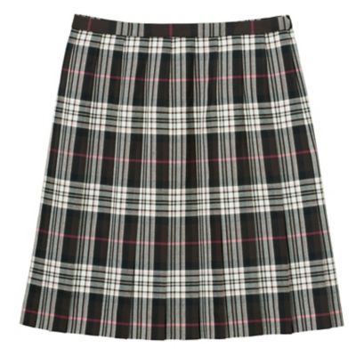 ＜EAST BOY/イーストボーイ＞ 20本プリーツ45cm平織チェックスカート(7203055) チョコレートC（082） 【三越・伊勢丹/公式】