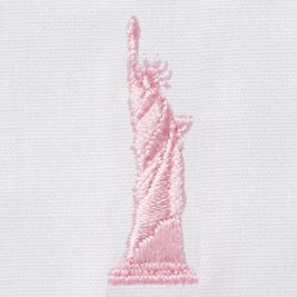 ＜EAST BOY/イーストボーイ＞ COOL MAXシャツ半袖レギュラーカラー(7205000) ホワイトＸベビーピンク(904) 【三越・伊勢丹/公式】