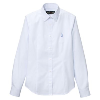 ＜EAST BOY/イーストボーイ＞ T/Cブロートストライプシャツ(7205010) サックスS（501） 【三越・伊勢丹/公式】