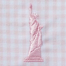 ＜EAST BOY/イーストボーイ＞ T/Cブロードチェックシャツ半袖レギュラーカラー(7205012) ホワイトＸピンク(002) 【三越・伊勢丹/公式】