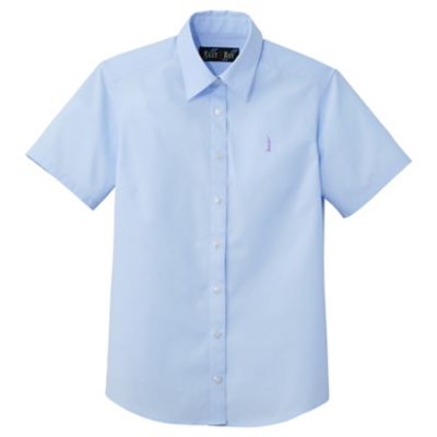 ＜EAST BOY/イーストボーイ＞ COOL MAXシャツ半袖レギュラーカラー(7205023) サックス(500) 【三越・伊勢丹/公式】