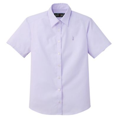 ＜EAST BOY/イーストボーイ＞ COOL MAXシャツ半袖レギュラーカラー(7205023) パープル(700) 【三越・伊勢丹/公式】