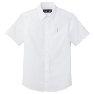 ＜EAST BOY/イーストボーイ＞ COOL MAXシャツ半袖レギュラーカラー(7205023) ホワイト(900) 【三越・伊勢丹/公式】