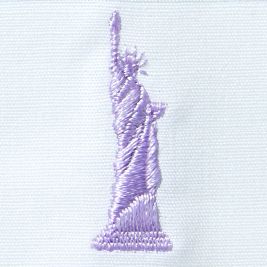 ＜EAST BOY/イーストボーイ＞ COOL MAXシャツ半袖レギュラーカラー(7205024) ホワイトＸラベンダー(902) 【三越・伊勢丹/公式】