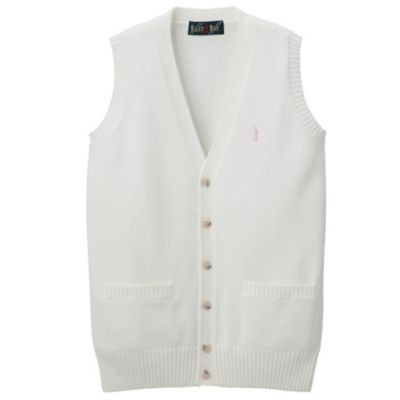 ＜EAST BOY/イーストボーイ＞ 7G ハイツイストドライタッチコットン(度詰め)ニット(7206005) ホワイトB（904） 【三越・伊勢丹/公式】