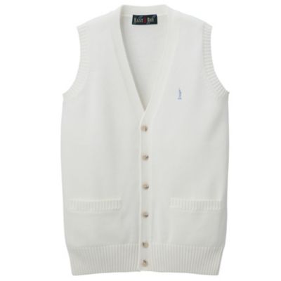 ＜EAST BOY/イーストボーイ＞ 7G ハイツイストドライタッチコットン(度詰め)ニット(7206005) ホワイトJ（905） 【三越・伊勢丹/公式】