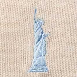 ＜EAST BOY/イーストボーイ＞ 12Gハイツイストドライタッチコットン(度詰め)(7206041) オートミールＸサックス(840) 【三越・伊勢丹/公式】